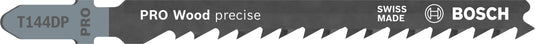 Bosch accessoires 5x precision voor hout decoupeerzaagblad t144dp - 2608633a35
