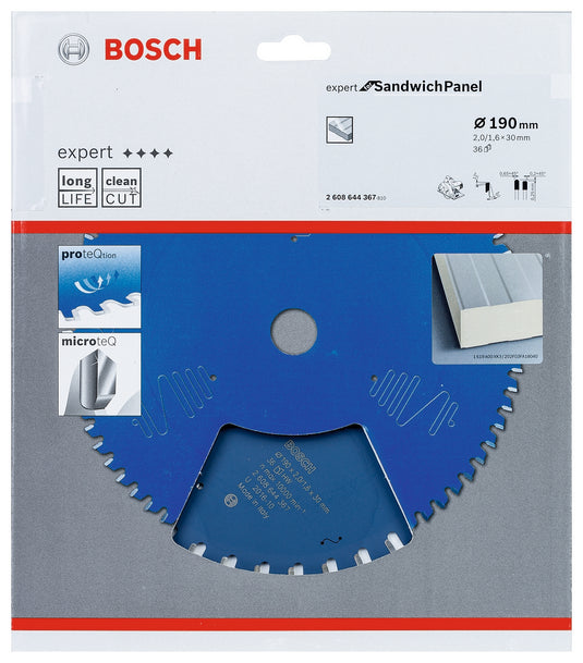 Bosch accessoires expert for high pressure laminate cirkelzaagblad ex sh h 190x30-36 - 1 stuk(s) - 2608644367 - 2608644367