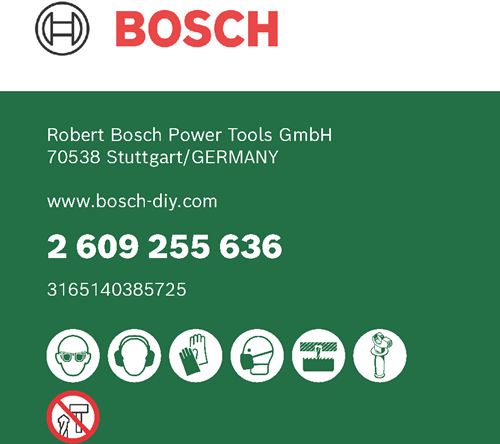 Bosch accessoires gatenzagenset | 44 mm 7-delig - 2609255636