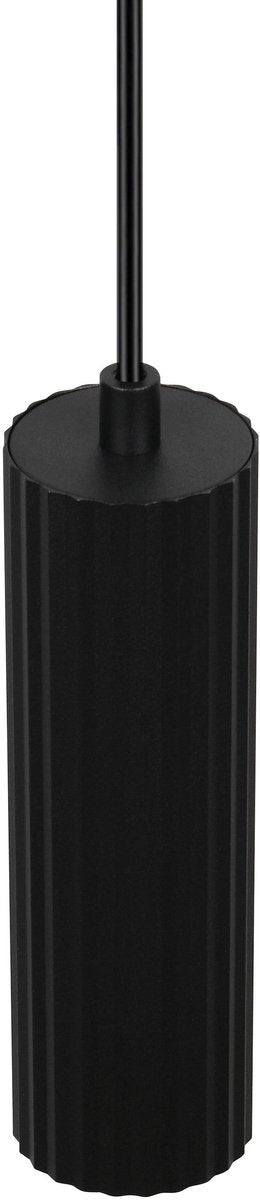 Trio soka - hanglamp - zwart mat - excl. 1x gu10 5 w - in hoogte verstelbaar