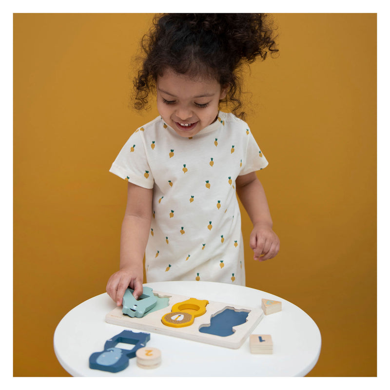 Load image into Gallery viewer, Trixie houten telpuzzel dieren, 6st.
