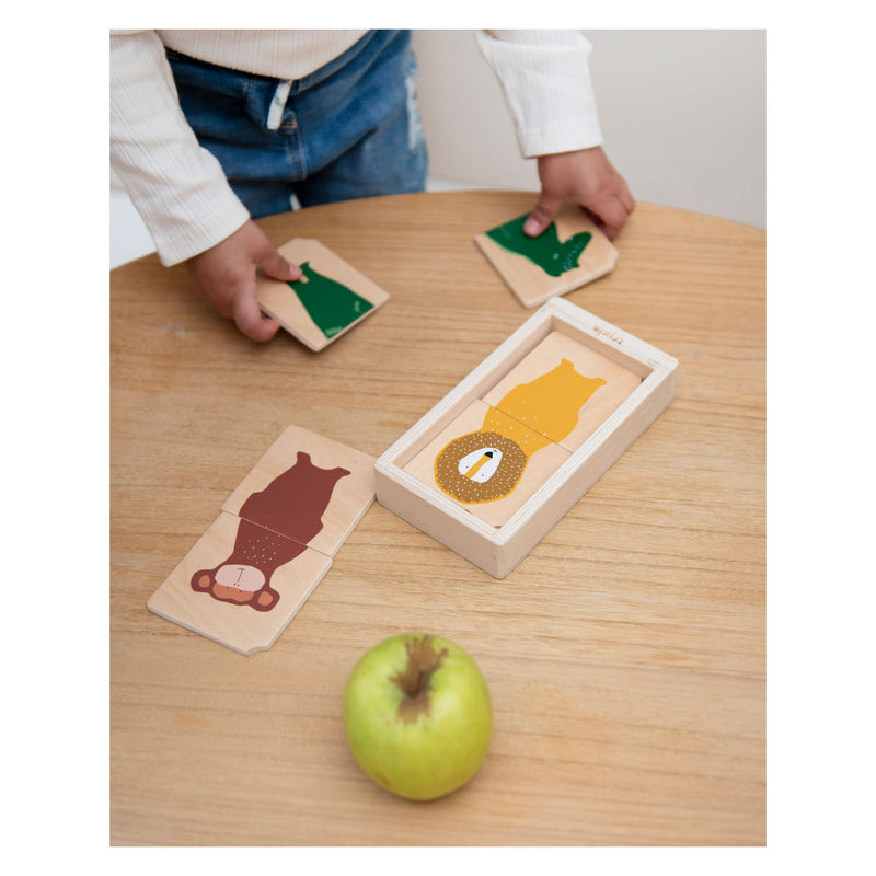 Load image into Gallery viewer, Trixie houten combo puzzel dieren
