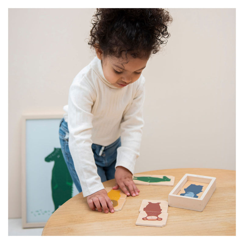 Load image into Gallery viewer, Trixie houten combo puzzel dieren

