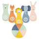 Trixie Bowlingset Dieren, 6dlg.