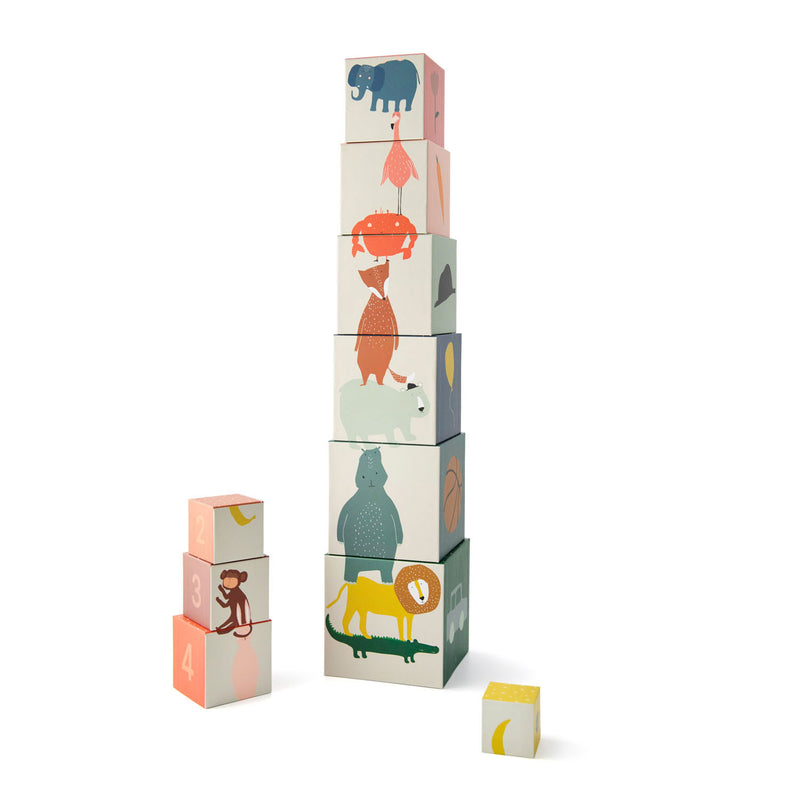 Load image into Gallery viewer, Trixie stapelblokken dieren
