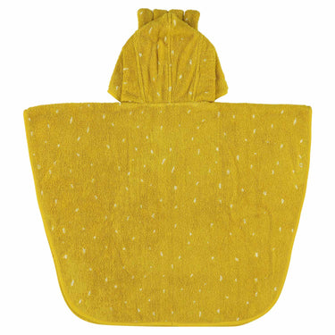 Trixie poncho - mr. lion - 100% biologisch katoen - badcape kind met capuchon - met leuke details