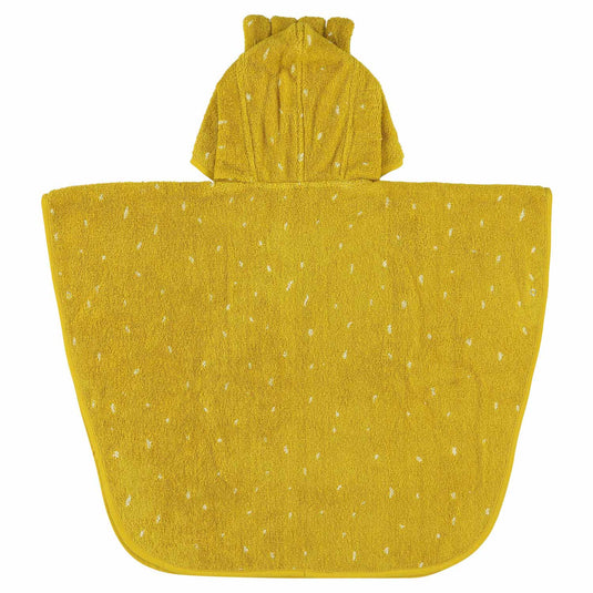 Trixie poncho - mr. lion - 100% biologisch katoen - badcape kind met capuchon - met leuke details