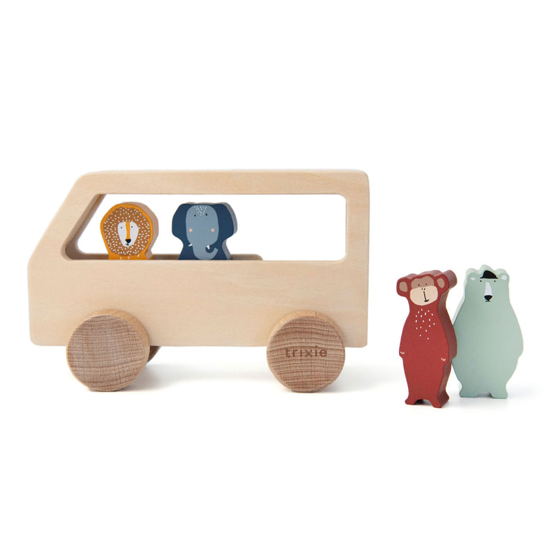 Load image into Gallery viewer, Trixie Houten Dierenbus
