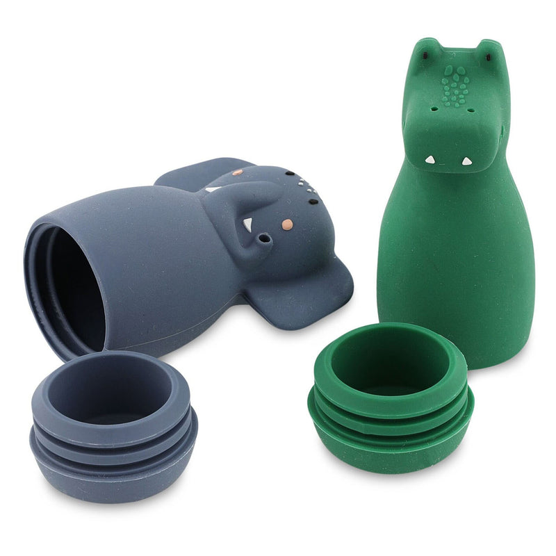 Load image into Gallery viewer, Trixie badspeelgoed squeezy dieren - mrs. elephant mr crocodile
