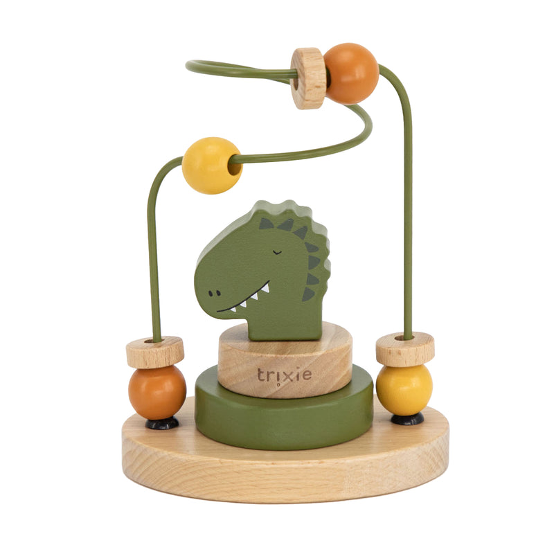 Load image into Gallery viewer, Trixie houten motoriekspiraal - mr. dino
