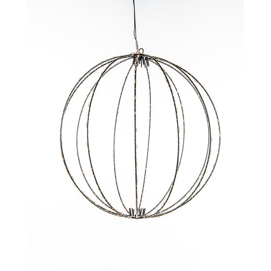Anna's collection verlichte bal 50cm 216led classic warm met flitsfunctie timer dimmer 5 meter aanloopsnoer