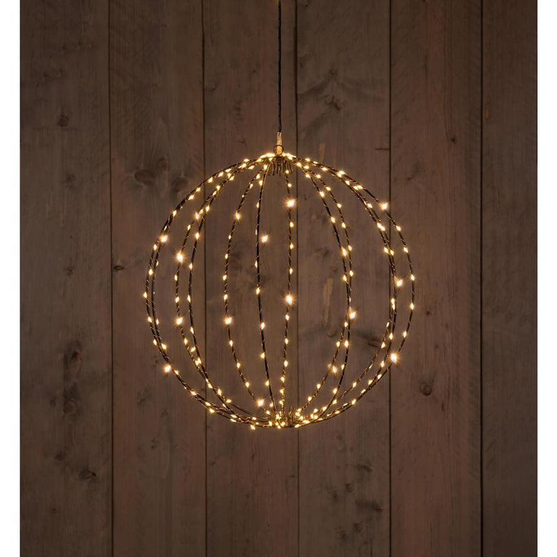 Load image into Gallery viewer, Anna's collection verlichte bal 50cm 216led classic warm met flitsfunctie timer dimmer 5 meter aanloopsnoer
