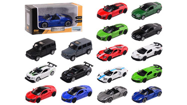 Johntoy absolute motors licentie supercar auto schaal circa 1:42- 14x6.5x7cm