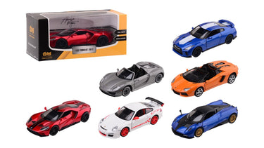 Johntoy absolute motors licentie supercar auto schaal circa 1:32 18x8x8cm