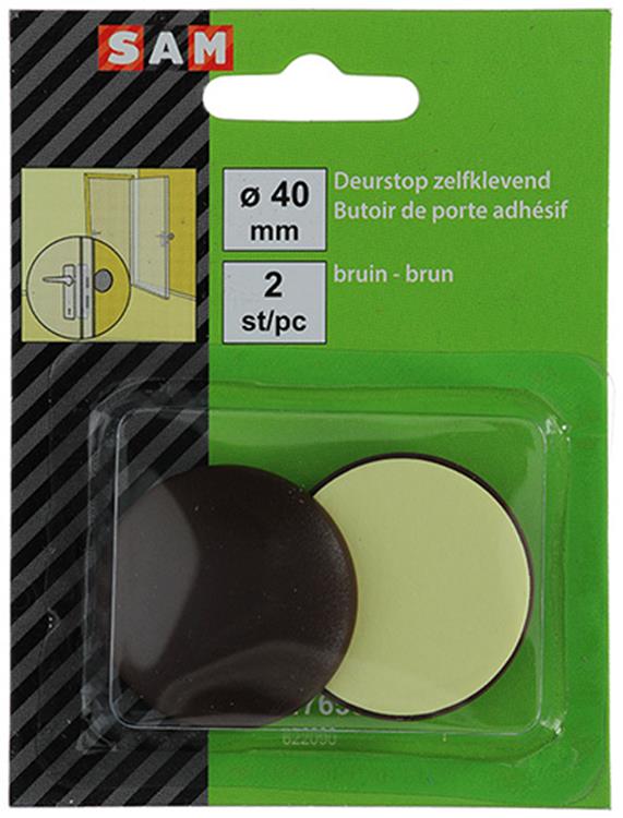 Load image into Gallery viewer, Mack 1047650 - deurstop zelfklevend bruin ø 40 mm 2 st pcs | 6 stuks
