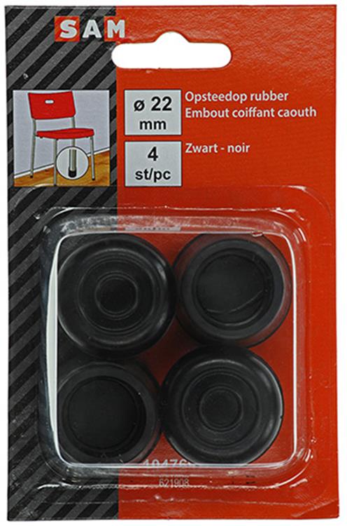 Load image into Gallery viewer, Mack 1047699 - opsteekdop rubber zwart ø 22 mm 4 st pcs | 6 stuks
