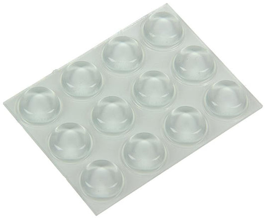 Mack 1047659 - geluidsdemper zelfklevend transparant ø 13 mm 12 st pcs | 12 stuks