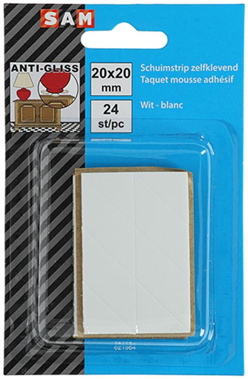 Load image into Gallery viewer, Mack 1047676 - schuimstrip zelfklevend wit 20 x 20 mm 24 st pcs | 6 stuks
