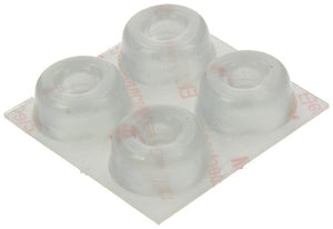 Mack 1047678 - anti-slip stootdop transparant ø 20 mm 4 st pcs | 12 stuks