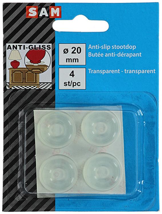 Load image into Gallery viewer, Mack 1047678 - anti-slip stootdop transparant ø 20 mm 4 st pcs | 12 stuks

