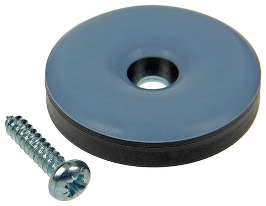 Mack 1047724 - glij-stoeldop met schroef grijs ø 38 mm 4 st pcs | 6 stuks