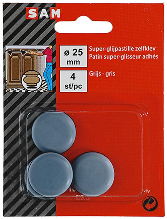 Afbeelding laden in galerijviewer, Mack 1047726 - super glijpastille zelfklevendgrijs ø 25 mm 4 st pcs | 12 stuks
