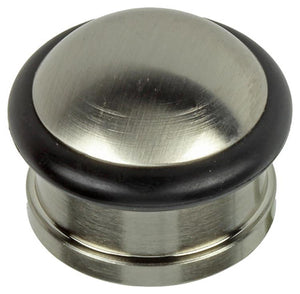 Mack 1047635 - deurstop cilindermodel inox look ø 30h25 mm 1 st pc | 6 stuks