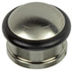 Mack 1047635 - deurstop cilindermodel inox look ø 30h25 mm 1 st pc | 6 stuks