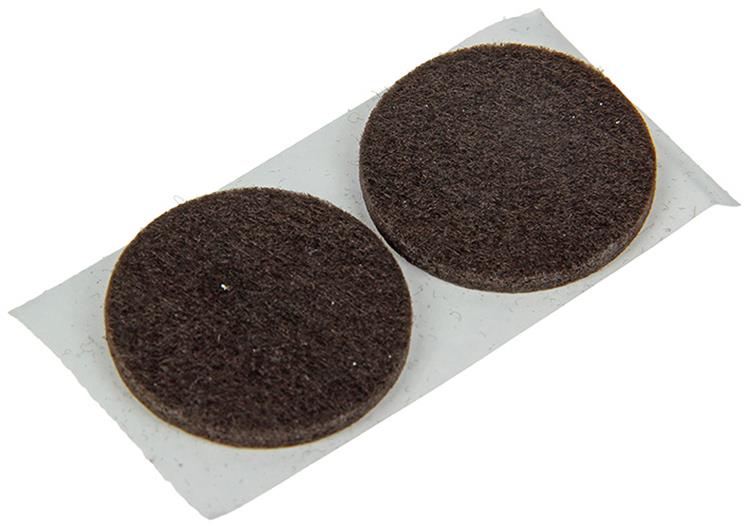 Load image into Gallery viewer, Mack 1047681 - viltpastille zelfklevend bruin ø 35 mm 6 st pcs | 12 stuks
