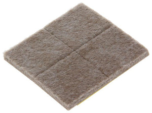 Mack 1047686 - super-vilt zelfklevend beige 34 x 34 mm 8 st pcs | 12 stuks