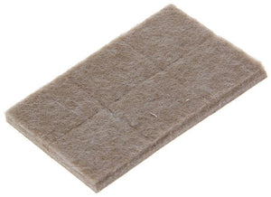 Mack 1047688 - super-vilt zelfklevend beige 25 x 25 mm 12 st pcs | 12 stuks