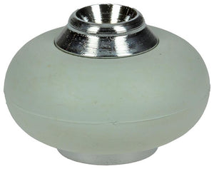 Mack 1047646 - deurstop met rubber verchroomd ø 30 mm 1 st pc | 6 stuks