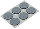 Mack 1047745 - super glijpastille zelfklevendgrijs ø 22 mm 12 st pcs | 12 stuks