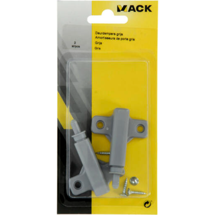 Load image into Gallery viewer, Mack 1015214 - 2 deurdempers grijs | 5 stuks
