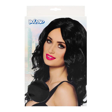 Boland pruik celebrity zwart
