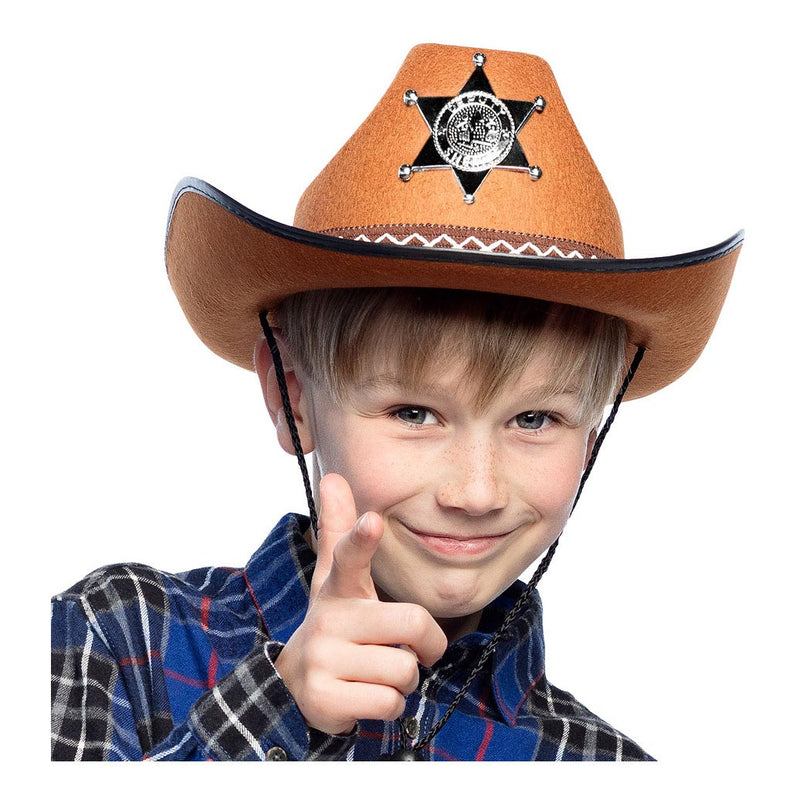 Load image into Gallery viewer, Boland hoed sheriff junior bruin
