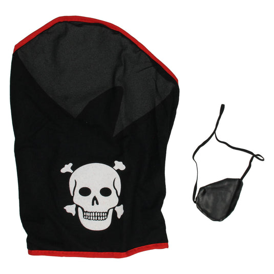 Boland piraat bandana met ooglap