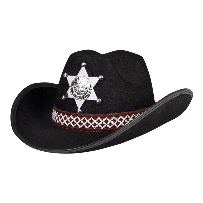 Load image into Gallery viewer, Boland kinderhoed sheriff zwart
