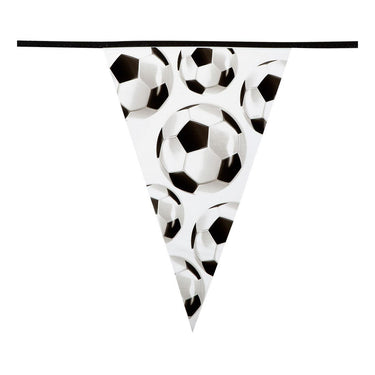 Boland vlaggenlijn voetbal puntvlaggen, 6mtr.