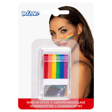 Boland schmink sticks regenboog