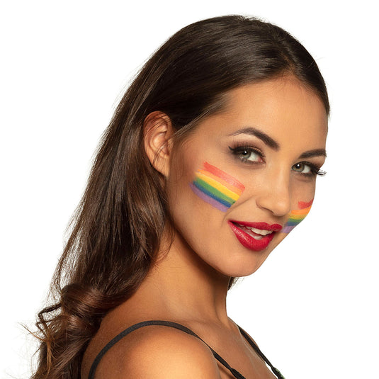 Boland schmink sticks regenboog