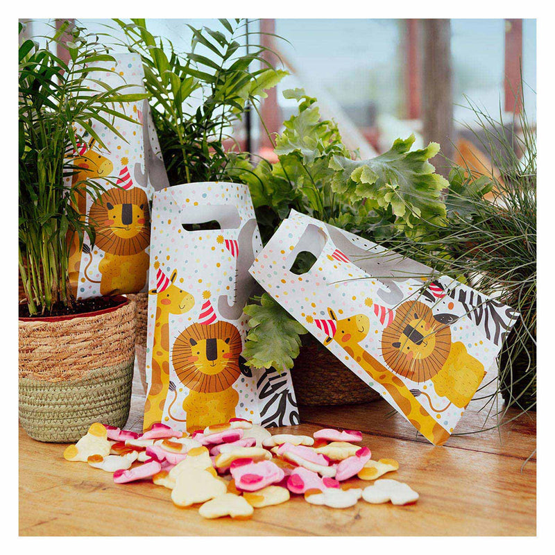 Load image into Gallery viewer, Boland papieren feestzakjes safari, 10st.
