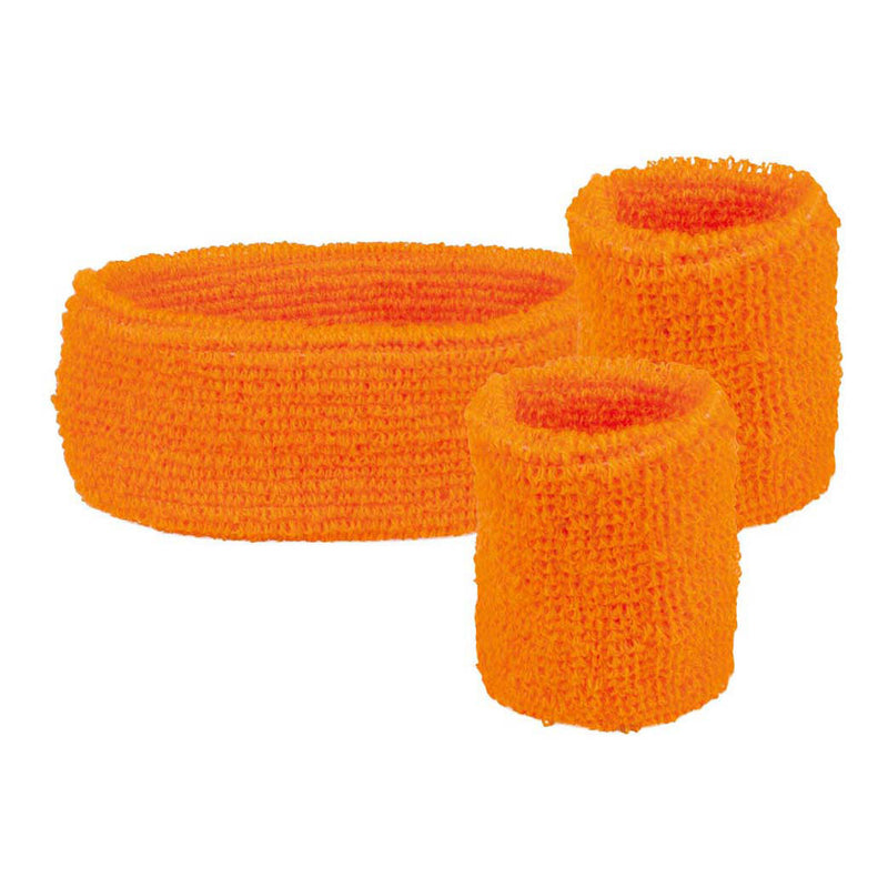 Load image into Gallery viewer, Boland zweetbanden neon oranje, 3st.
