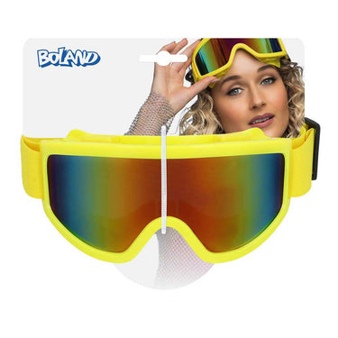 Boland party skibril neon geel