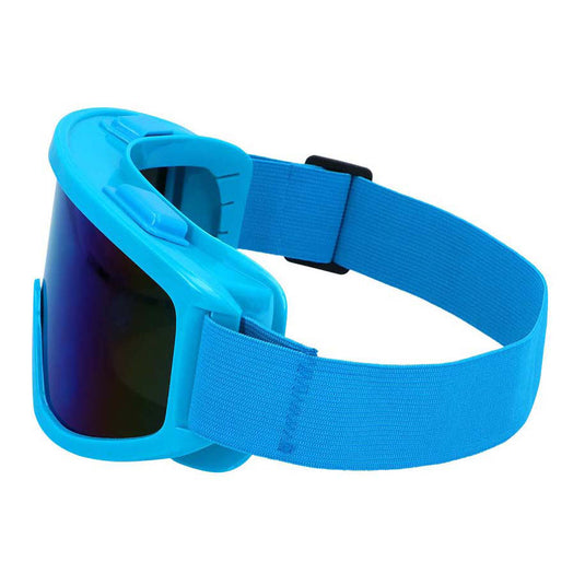 Boland party skibril neon blauw
