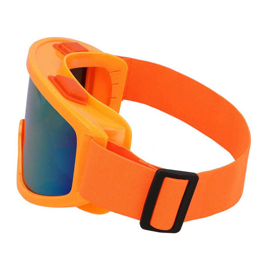 Boland party skibril neon oranje