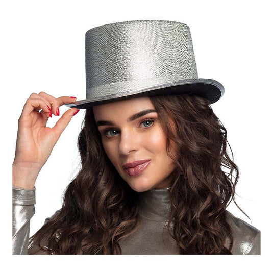 Boland hoed glitz zilver