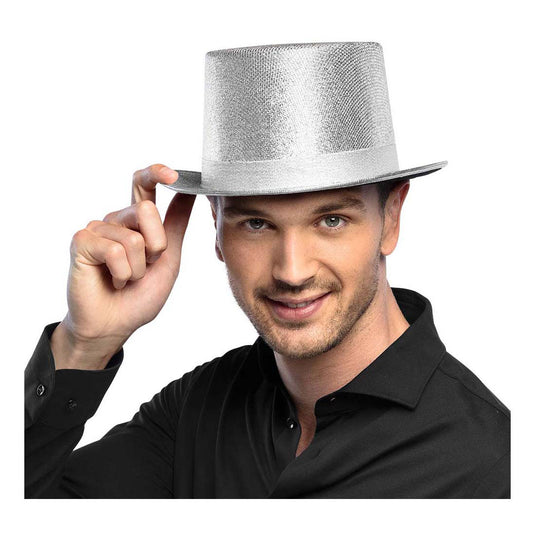 Boland hoed glitz zilver