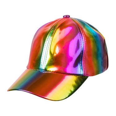 Boland pet holo regenboog verstelbaar