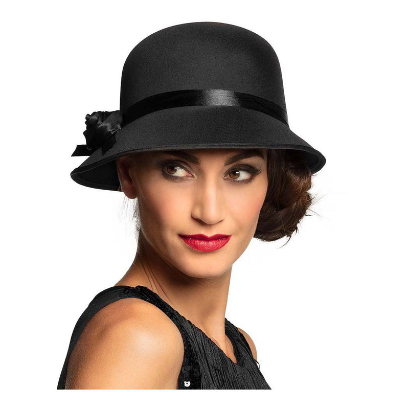 Load image into Gallery viewer, Boland hoed charlestion lady zwart
